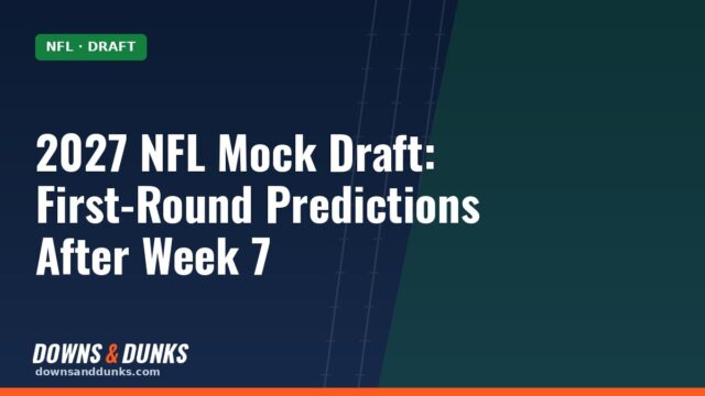 2027 NFL Mock Draft: First-Round Predictions After Week 7